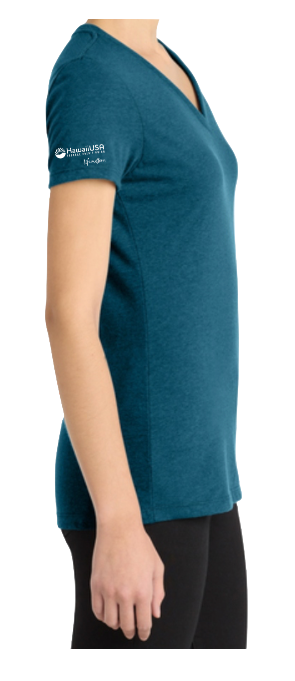 HSTA Member Teal | Ladies Perfect Blend® CVC Tee